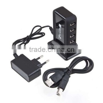 Standing 7 Port USB 2.0 Hub with 5V/4A Power Adapter