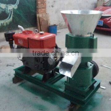 Low consumption fuel drinving wood pellet mill