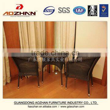 hotel furniture rattan outdoor table chair set