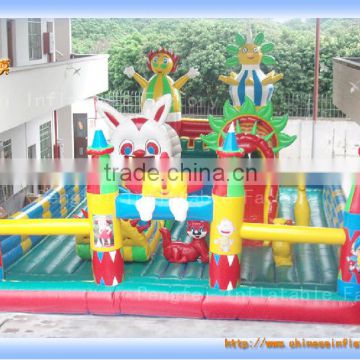 Large inflatable fun city and funny inflatable playground for kids and adults                        
                                                Quality Choice