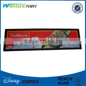Custom logo bar mat/ rubber bar mat / rubber beer bar mats