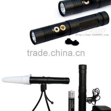 R5 LED 300-Lumen LED Flashlight With Tripod (1*18650)