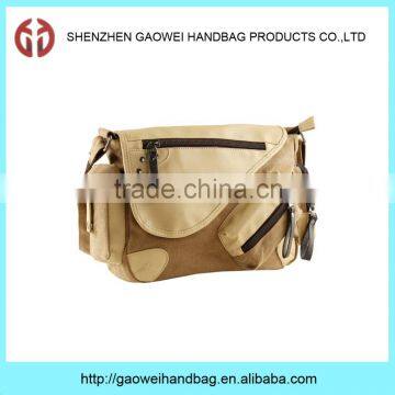 High quality fashionable men canvas handbags trendy 2016