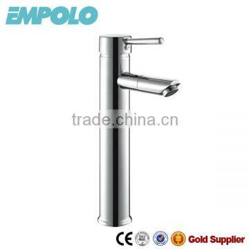 hot selling chrome brass ceramic cartridge bath sink high basin faucet mixer tap sanitary ware factory 16 1102B