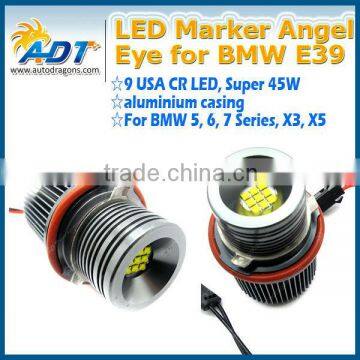 Super bright high quality 45w E39 CANBUS led Angel eyes