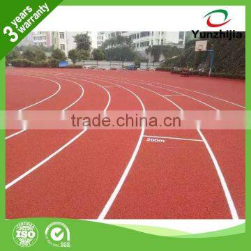 Widely use synthetic rubber running track for primary school