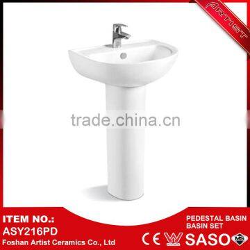 China Alibaba Foshan Ceramic Cheap Floor Standing Wash Basin