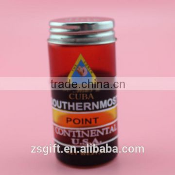 Guangdong factory manufacture Glass Jars With Plastic Lid glass jar with screw top lid