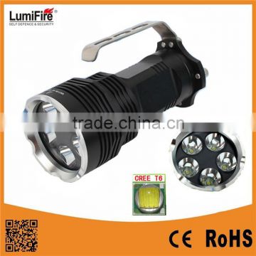 Lumifre 3100 New Arrival 5*XML T6 Led Bulb 2500LM 18650 High Power Aluminum Rechargeable LED Flashlight