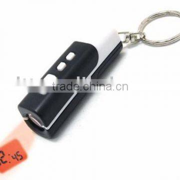 LED Projector Clock Keychains