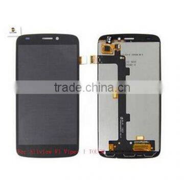 Black color For Allview V1 Viper I cell phone Digitizer Touch Screen LCD Display Assembly Replacement