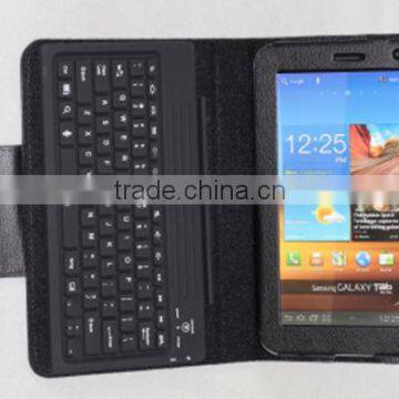 PU wireless bluetooth keyboard for Galaxy Tab 10.1 Keyboard for Samsung7500,p5100 ,p5110