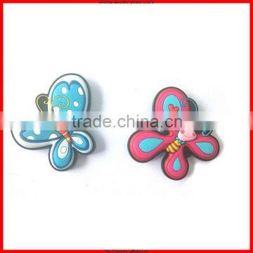 blank butterfly magnet for fridge,China supplier animal plastic fridge magnet wholesale