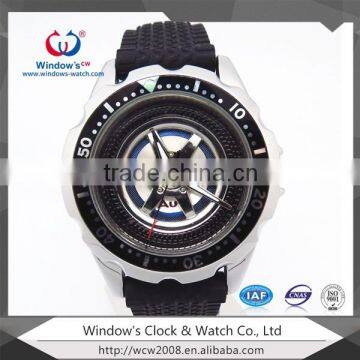 Cool latest hand watch teenage fashion black watch