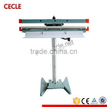 CE approved pedal polythene bag sealing machine