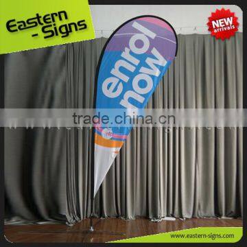 Outdoor Aluminum Poles Hot Advertising Teardrop Flag