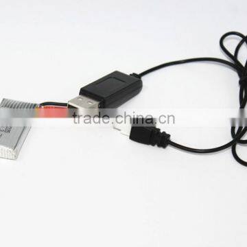 Mini-aircraft, RC Helicopter Parts 350mAh 3.7V Li-Poly Battery W1403 photo-2