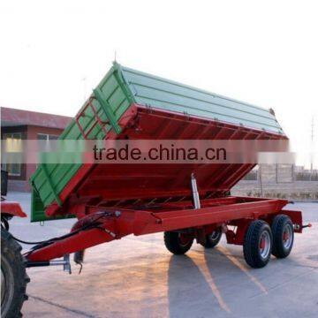 High quality 7CX-3T hydraulic tipping Farm Trailer for 25-40HP Tractor