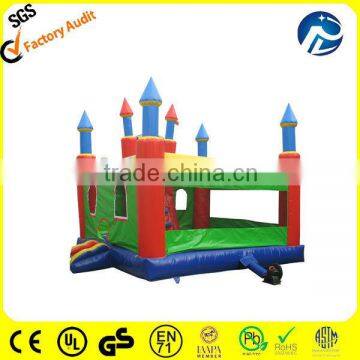 Lower price inflatable bouncer castle for suitable boys and girls playing the game