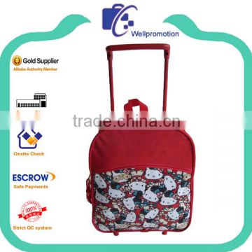 high quality school trolley backpack for girls