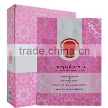 Sheep placenta collagen hydrating face mask