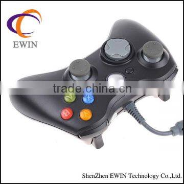 Wired shock Video Game joypad controller for Microsoft xbox 360 -black