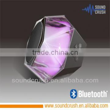 Led light Crystal Wireless Mini Bluetooth Speaker,Hands free