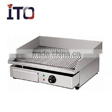 CH-821 Table Top Commercial Electric Griddle grill( Grooved )