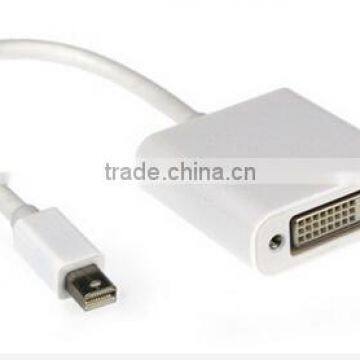 6 inch Mini-DisplayPort/Thunderbolt Male to DVI Female Adapter - White