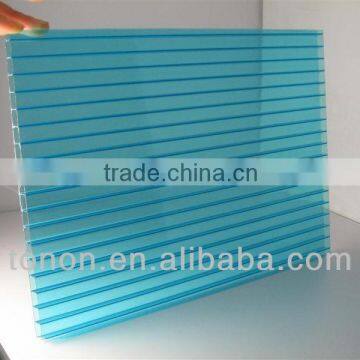 natural 10mm pc PC12 plastic sheet polycarbonate hollow sheet pc hollow sheet