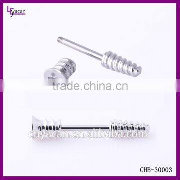 Wholesale Cheap Price Surface Barbell Surgical Steel Nipple Rings