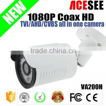 Top ten cctv camera factory in China new high quality 1080p tvi/ahd coax hd camera