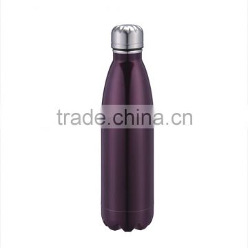 350ml double wall stanless steel vacuum cola bottle with handle