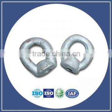 Galvanized forged Lifting eye nut ISO/JIS/ASME/ANSI/DIN582 eye nut