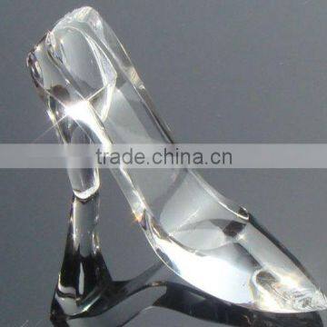 optical crystal glass shoes model(R-1437)