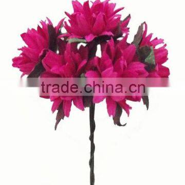 50 pcs handmade Hot pink Aster paper flower