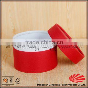 Light weight red candle paper tube packaging