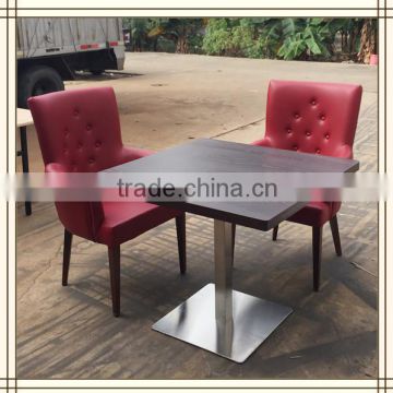 Cheap Square used restaurant chairs and tables (F085)