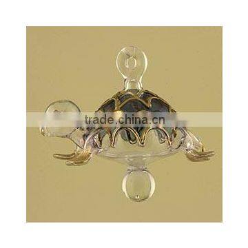 Turtle Glass Christmas Ornaments