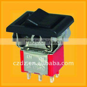 pcb mounting toggle switch,spring return on off on toggle switch 3 position