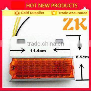 Amber 1W Universal Car LED side marker light turn spot light 12v