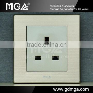 13A 250V UK aluminium socket