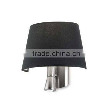 Factory price hot sale the one balmoral modern bedside wall light black shade