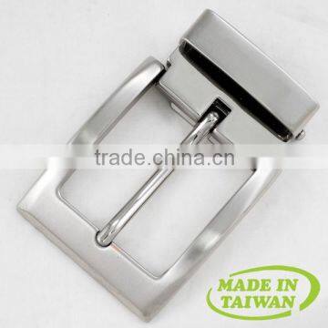 High Quality 32mm Man Alloy Press Hook and Loop Belt Buckle photo-5