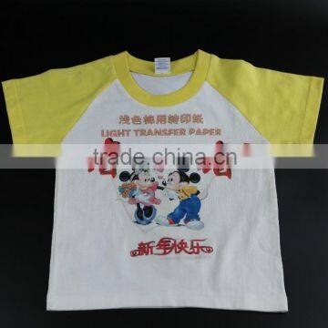 Light t shirt inkjet transfer paper for cotton/transfer paper/transfer paper for canon printer