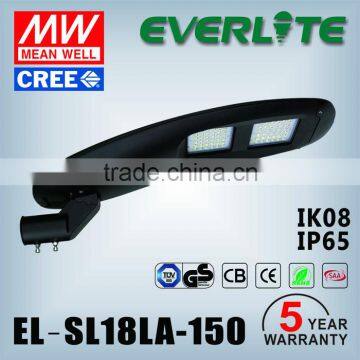 TUV-GS approved XT-E LED 65x140 beam angle 5 years warranty led streetlight 150w