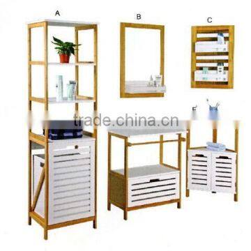 2015 hot sell modern bamboo bathroom vanity cabinet