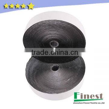 High strength self-adhensive hook and loop curtain tape