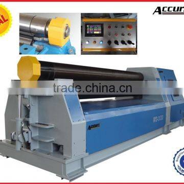 W12-10*6000 CNC Touch Screen Hydraulic Plate Sheet Rolling Bendr Machine with PLC