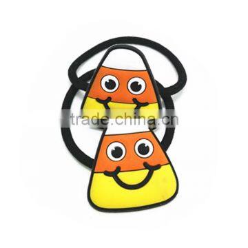 New Products Cute Cartoon Colored Soft Pvc Rubber Girls Hair Bands for Decorative photo-4
